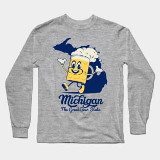 Michigan The Great Beer State Long Sleeve T-Shirt